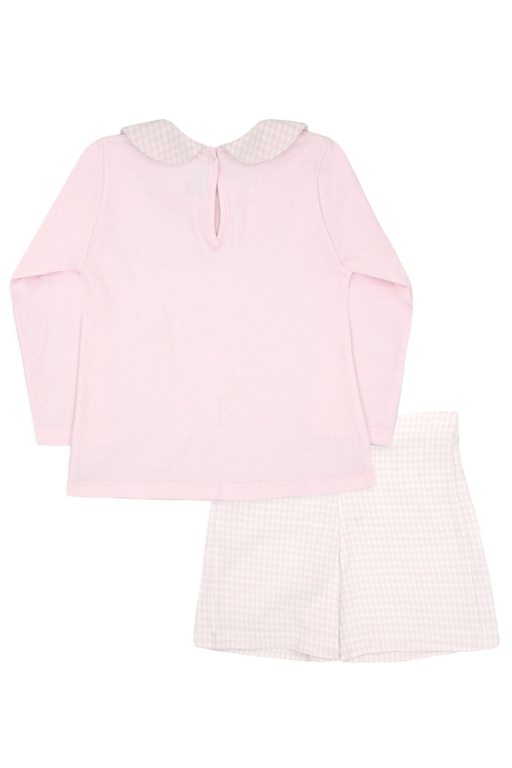 Rapife "Alison" Pink Houndstooth Top & Shorts - Millie and John