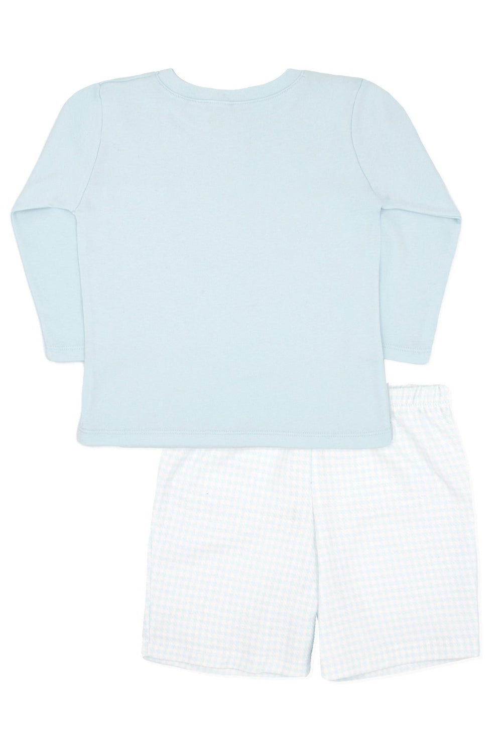 Rapife "Andreas" Blue Houndstooth Top & Shorts - Millie and John