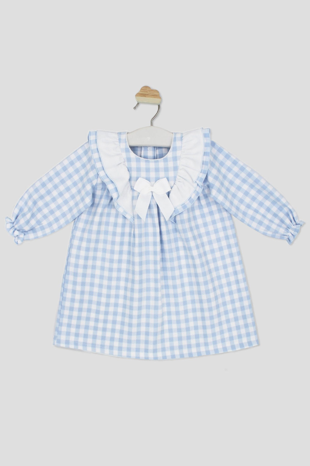 Rapife "Darcey" Pale Blue Gingham Dress - Millie and John