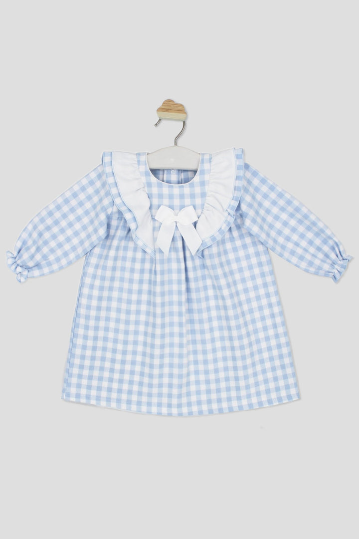Rapife "Darcey" Pale Blue Gingham Dress - Millie and John