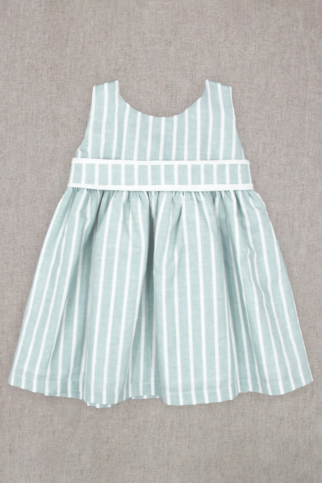 Rapife "Delilah" Light Teal Striped Dress - Millie and John