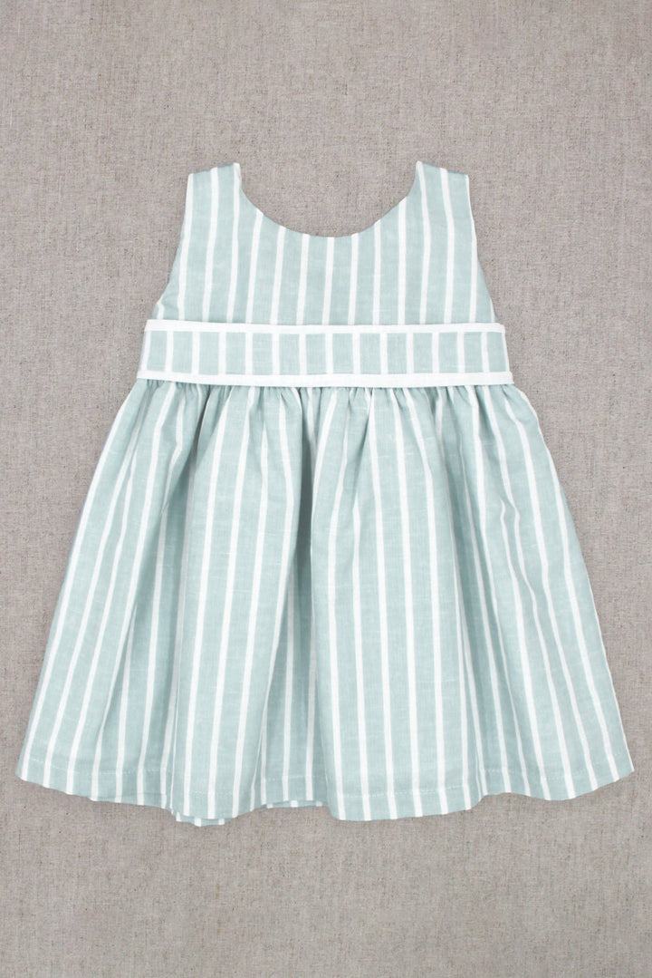 Rapife "Delilah" Light Teal Striped Dress - Millie and John