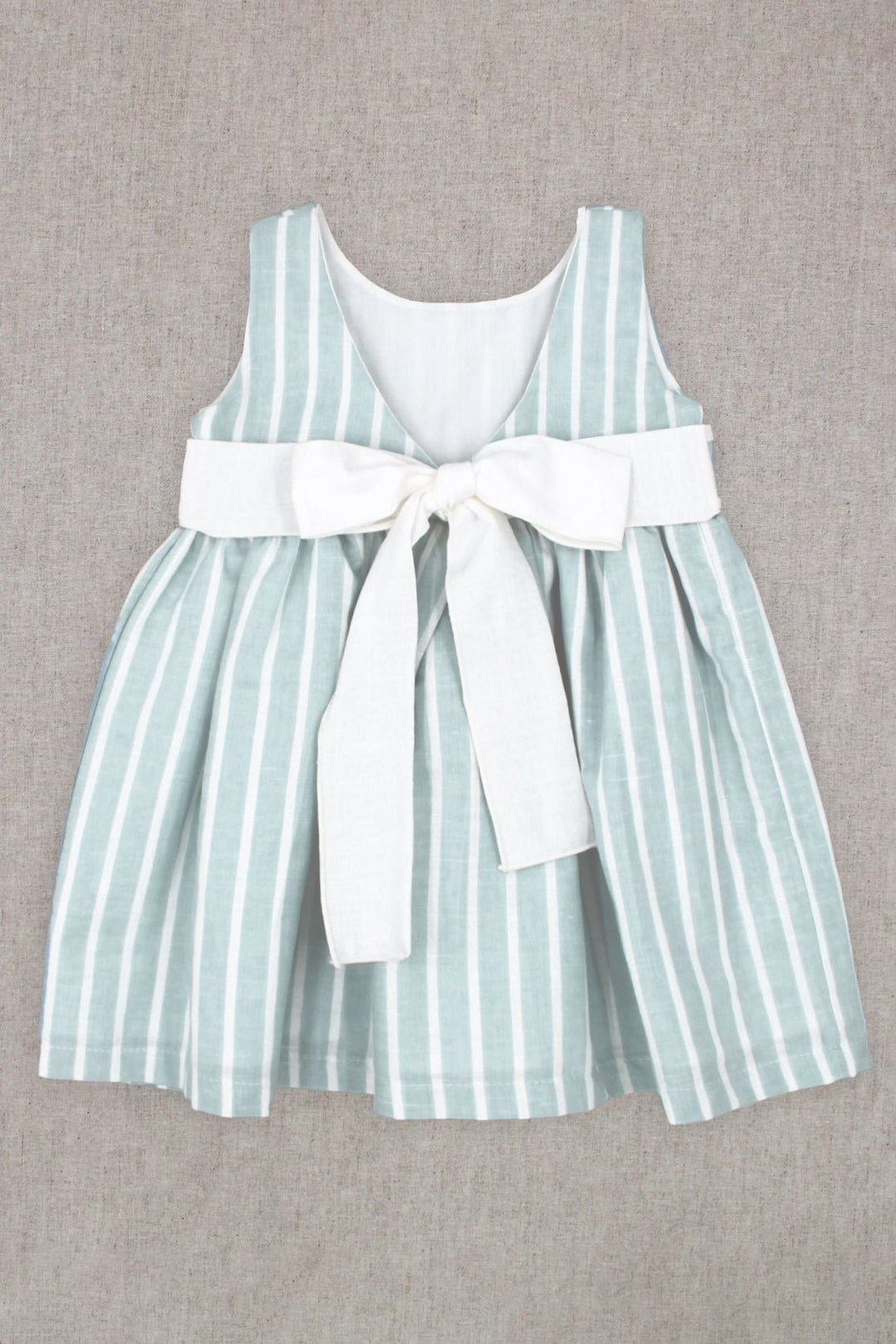 Rapife "Delilah" Light Teal Striped Dress - Millie and John