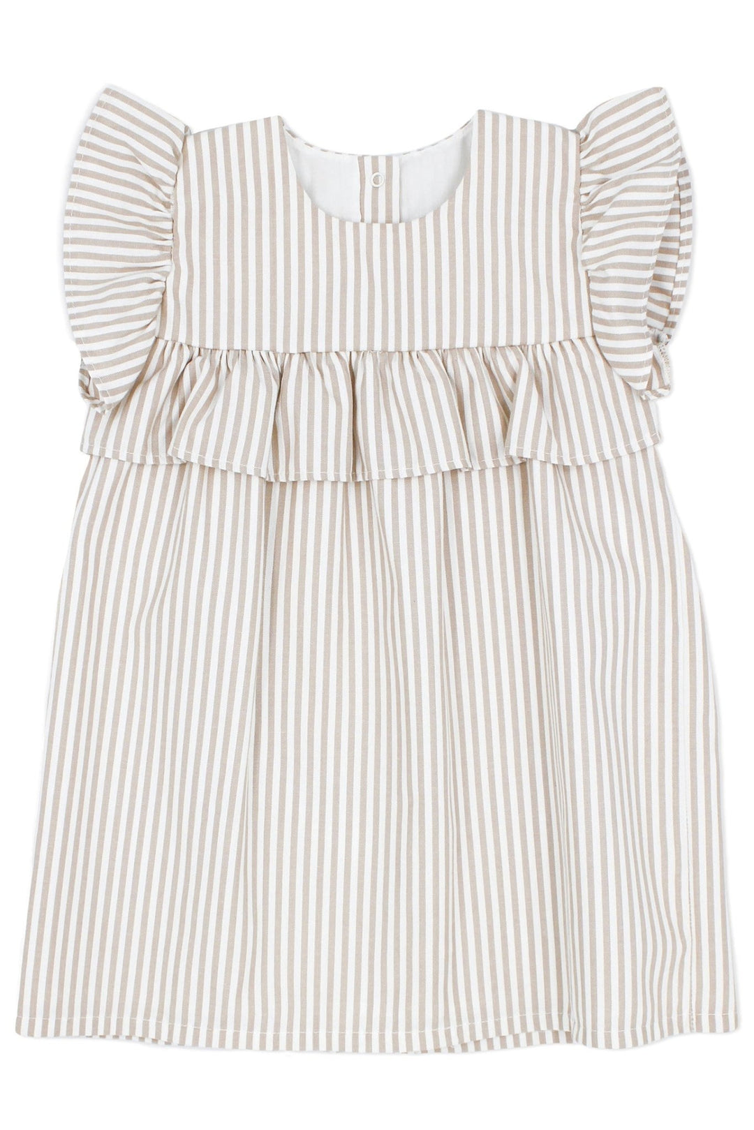 Rapife "Faith" Beige Stripe Dress - Millie and John
