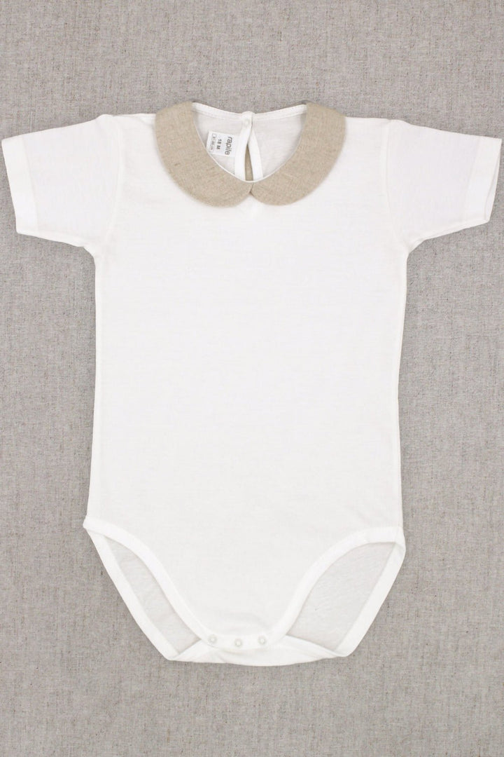 Rapife "Harrison" Beige Linen Bodysuit & Jam Pants - Millie and John