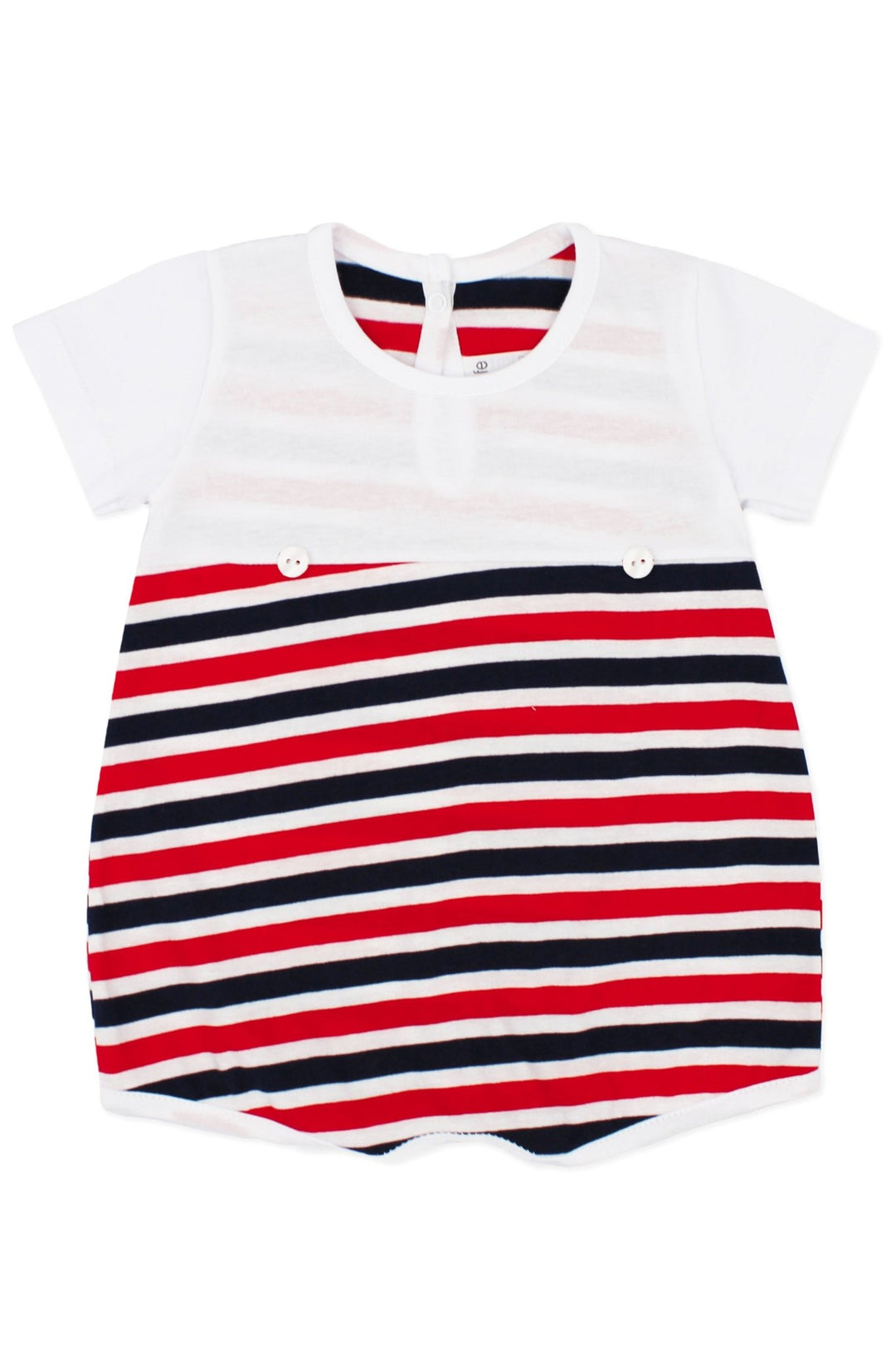Rapife "Jose" Red & Navy Stripe Romper - Millie and John