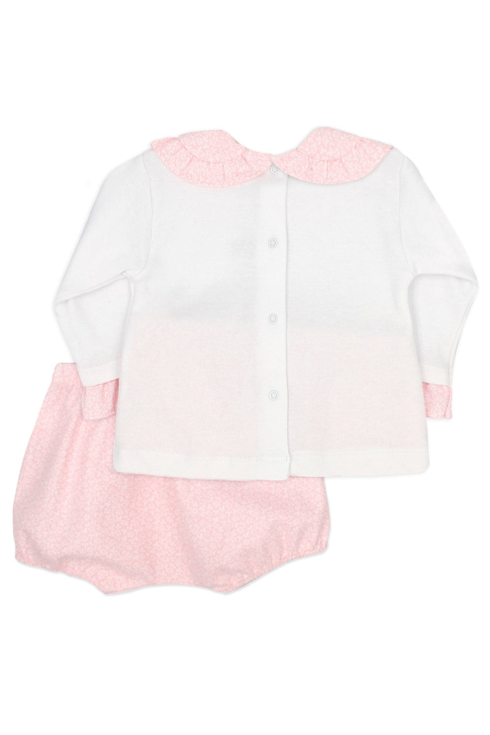 Rapife "Kaylee" Pink Floral Blouse & Bloomers - Millie and John