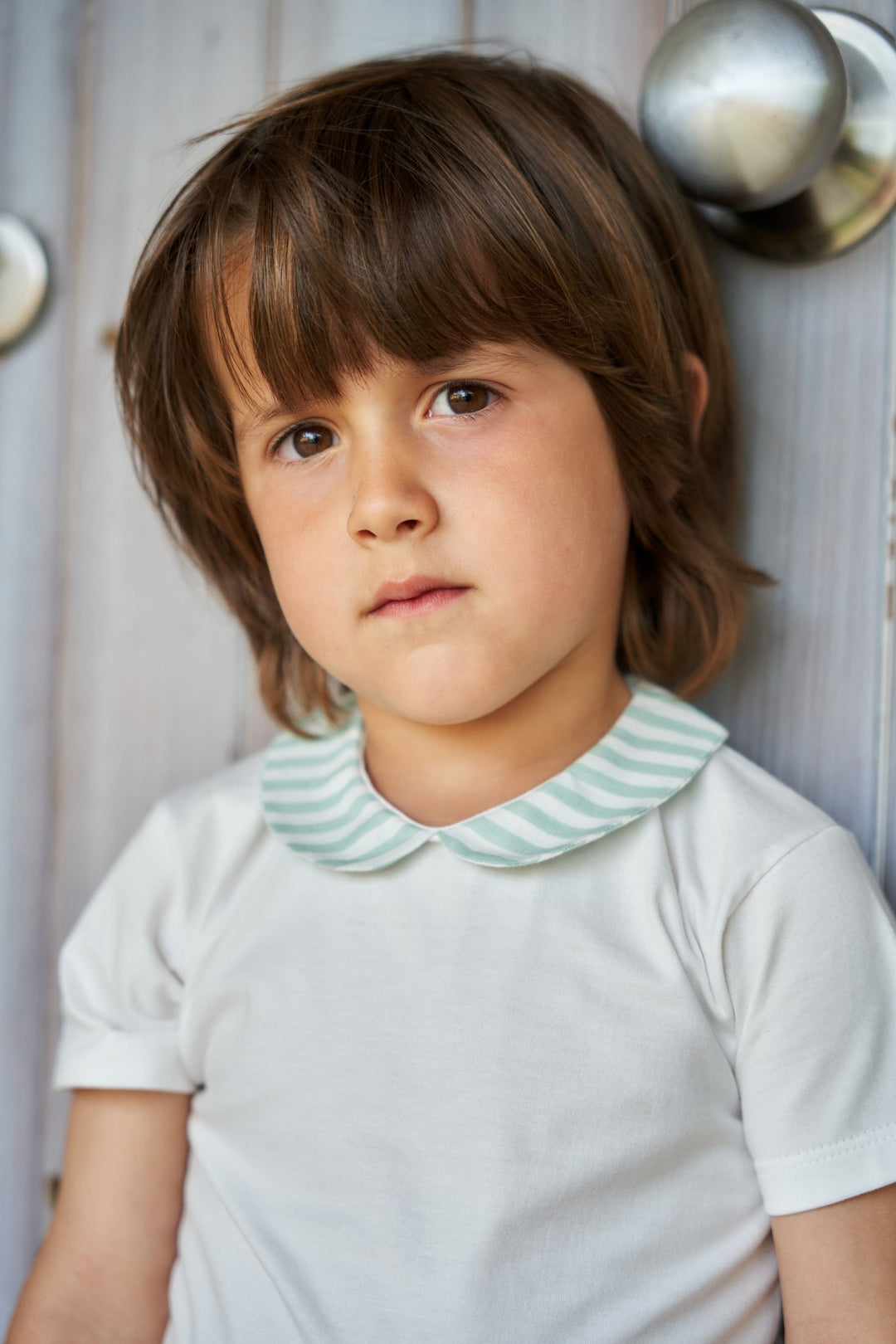 Rapife "Lawrence" Bodysuit & Sage Green Stripe Jam Pants - Millie and John