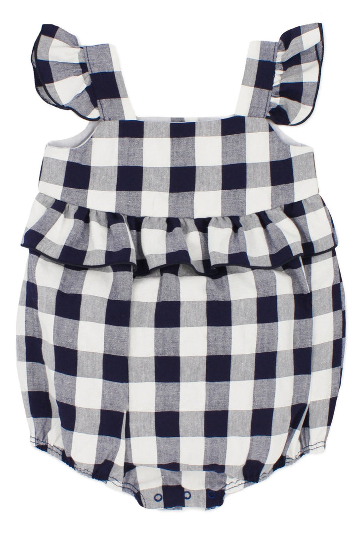 Rapife "Lillia" Navy Gingham Romper - Millie and John
