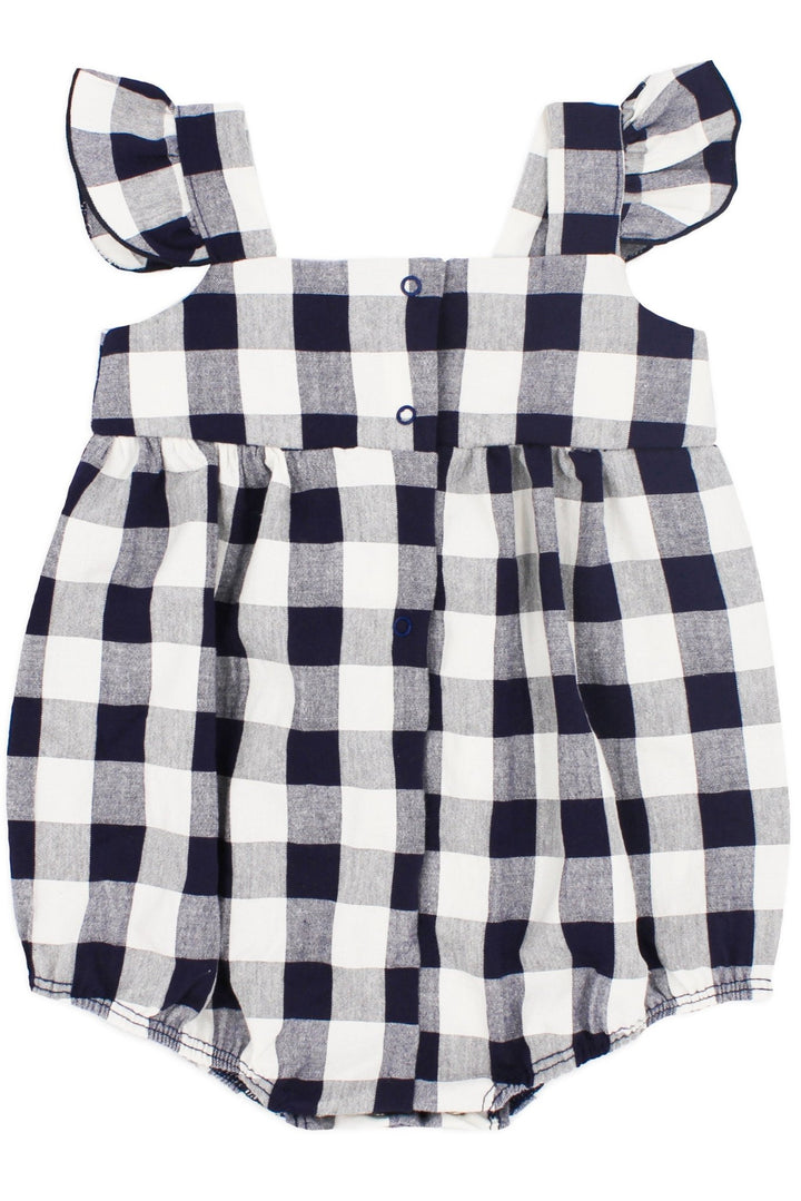 Rapife "Lillia" Navy Gingham Romper - Millie and John