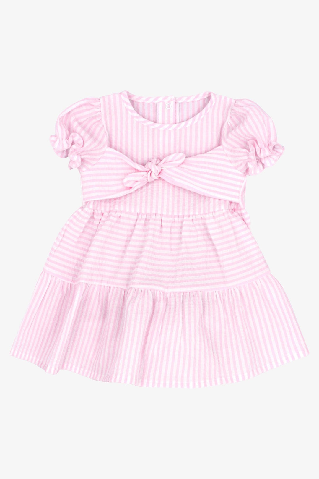 Rapife "Martha" Baby Pink Stripe Dress - Millie and John