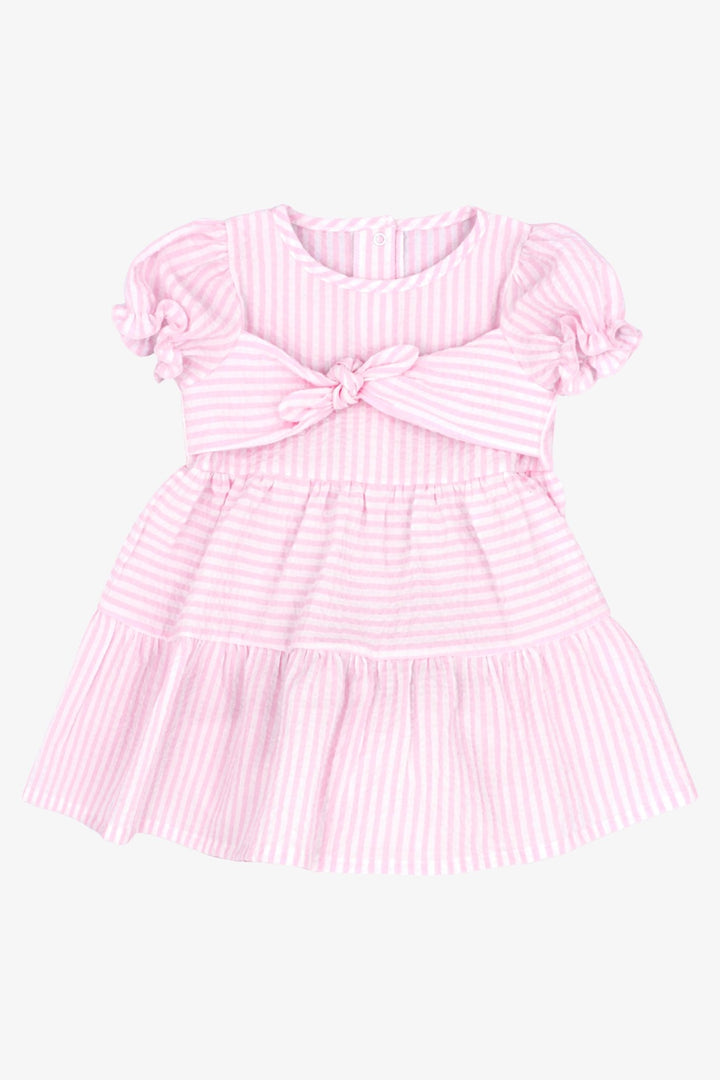 Rapife "Martha" Baby Pink Stripe Dress - Millie and John