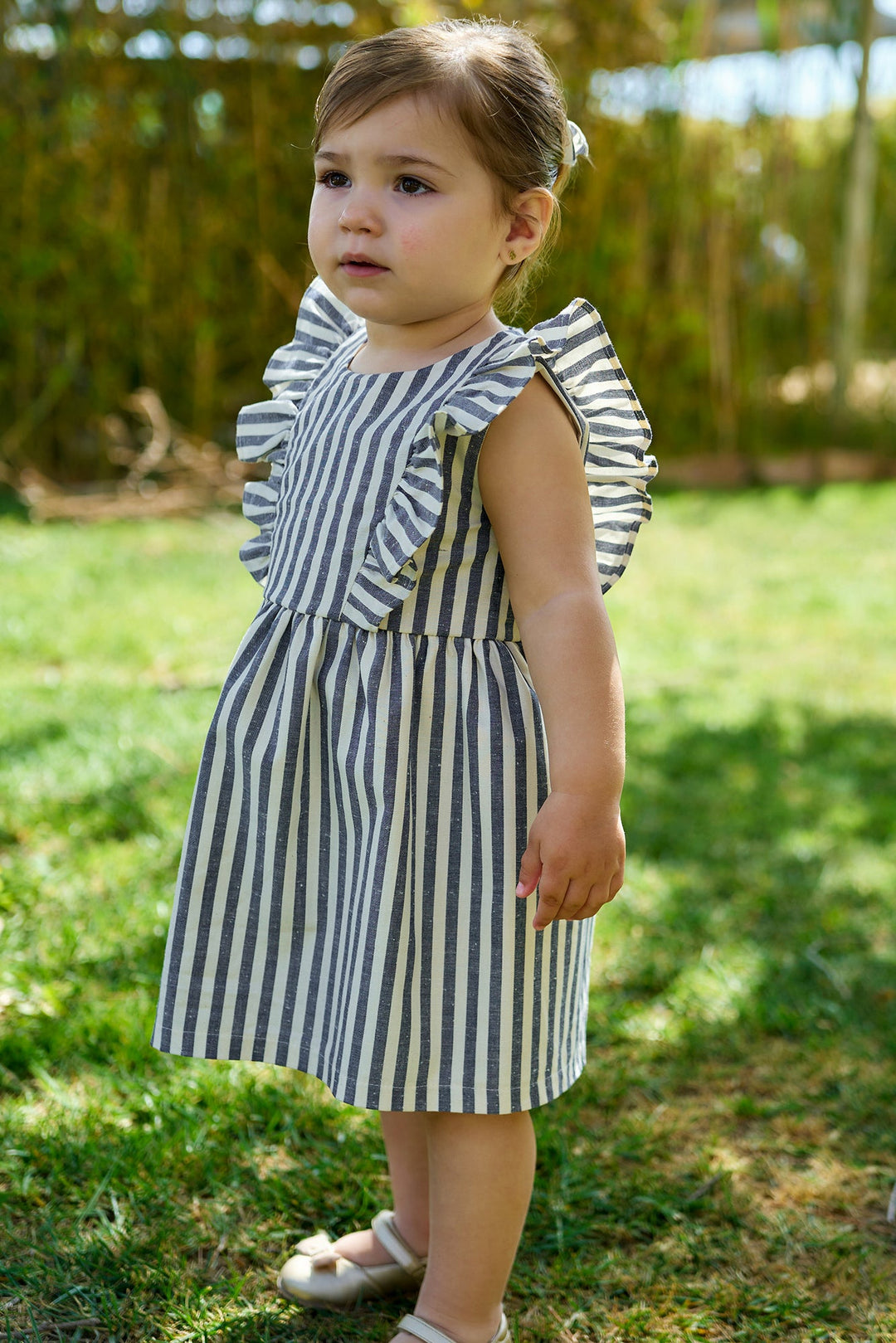 Rapife "Opal" Navy Striped Dress - Millie and John