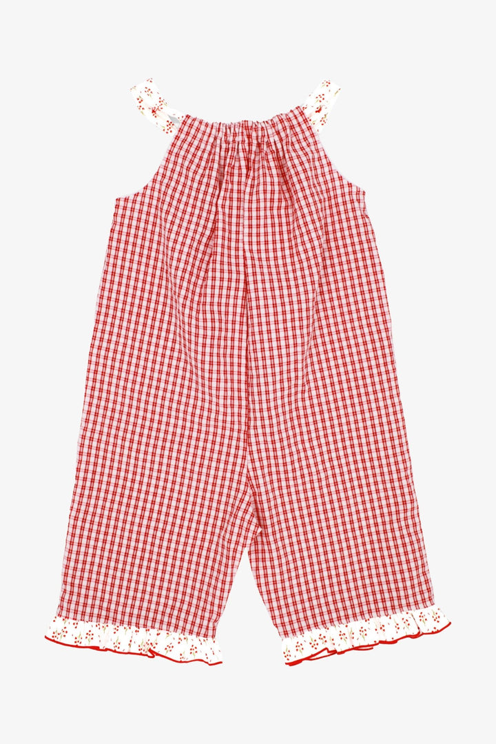 Rapife "Penny" Red Gingham Jumpsuit - Millie and John