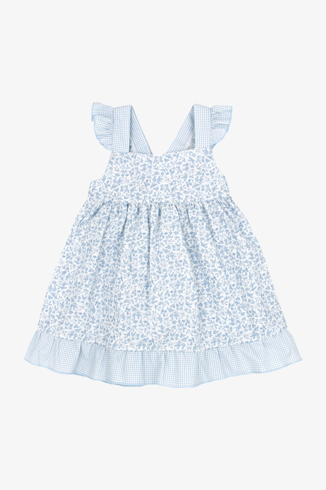 Rapife "Phoebe" Pale Blue Floral Dress - Millie and John