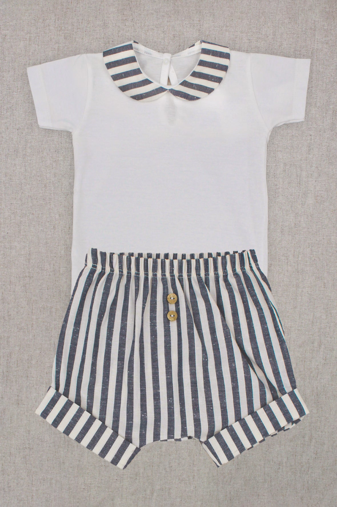 Rapife SS25 | Navy Striped Jam Pants & Bodysuit – Millie and John