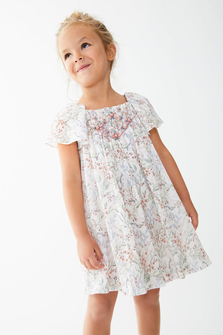 Tartaleta "Eugenie" Floral Smocked Dress - Millie and John