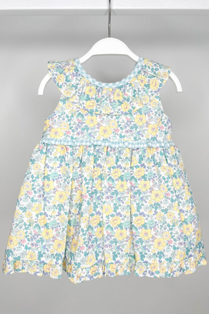 Tartaleta "Pippa" Lemon & Mint Green Liberty Floral Dress & Bloomers - Millie and John