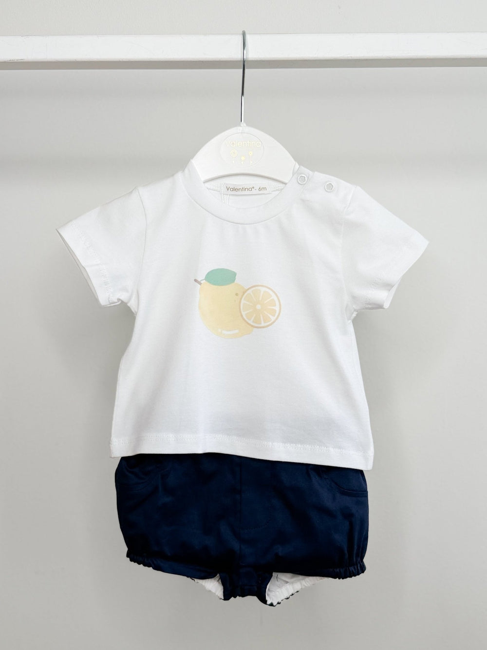 Valentina Bebés "August" Lemon T-Shirt & Shorts - Millie and John