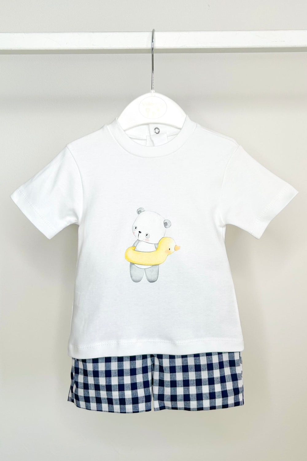 Valentina Bebés "Timothy" Sunshine Yellow 3 - Piece Shorts Set - Millie and John