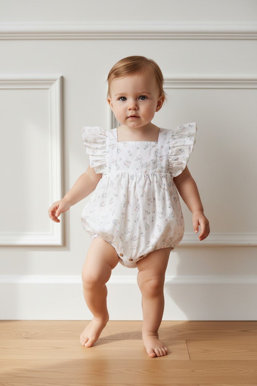 Wedoble "Agatha" Floral Romper - Millie and John