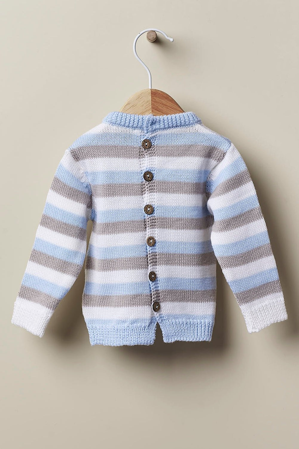 Wedoble "Alberto" Blue Striped Knit Top & Leggings - Millie and John