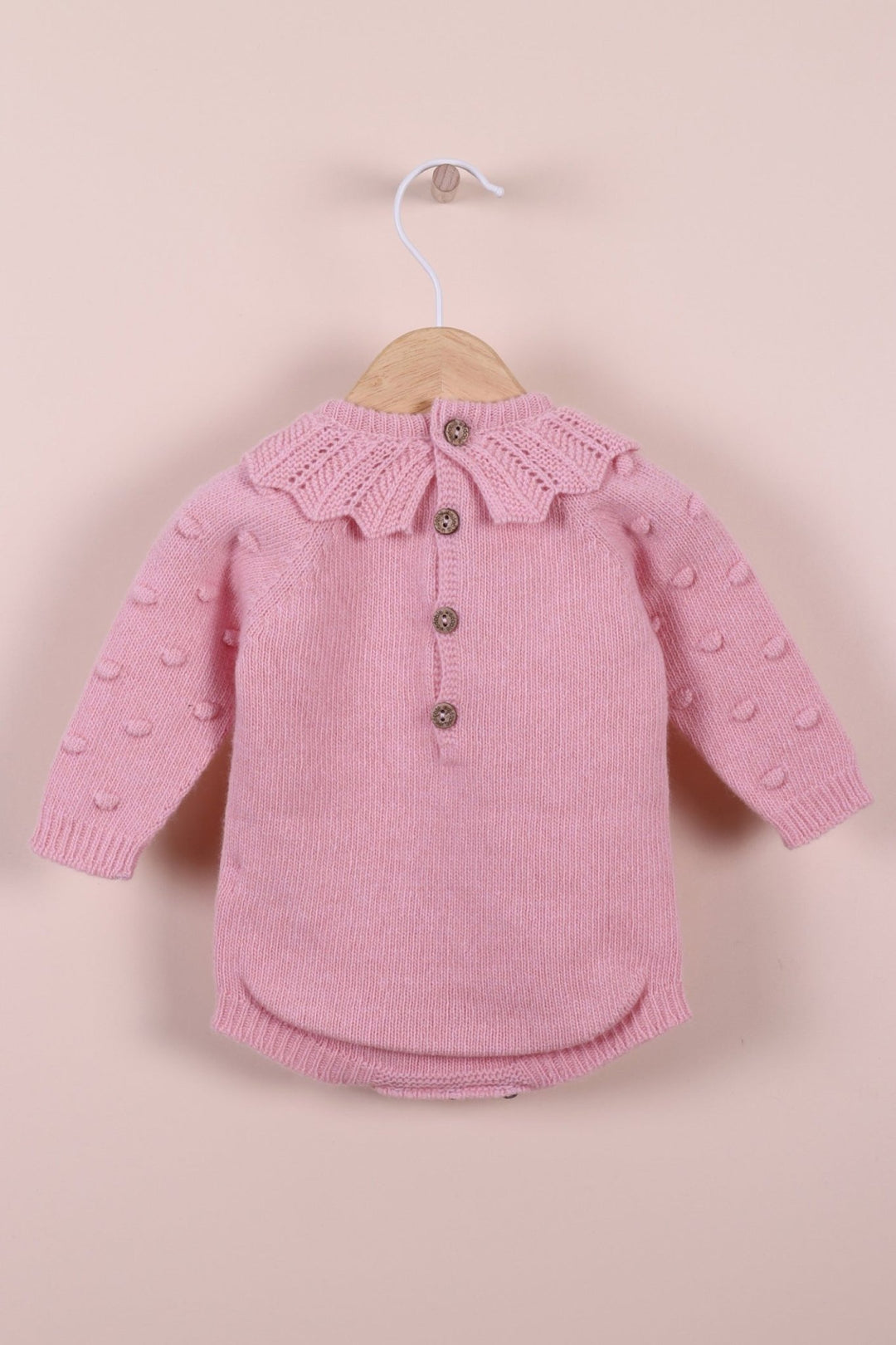 Wedoble "Fia" Cashmere Popcorn Knit Romper - Millie and John