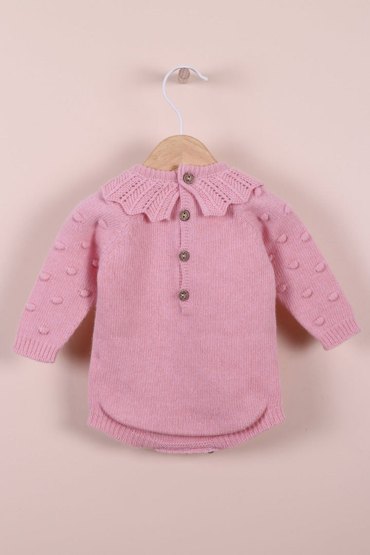 Wedoble "Fia" Cashmere Popcorn Knit Romper - Millie and John