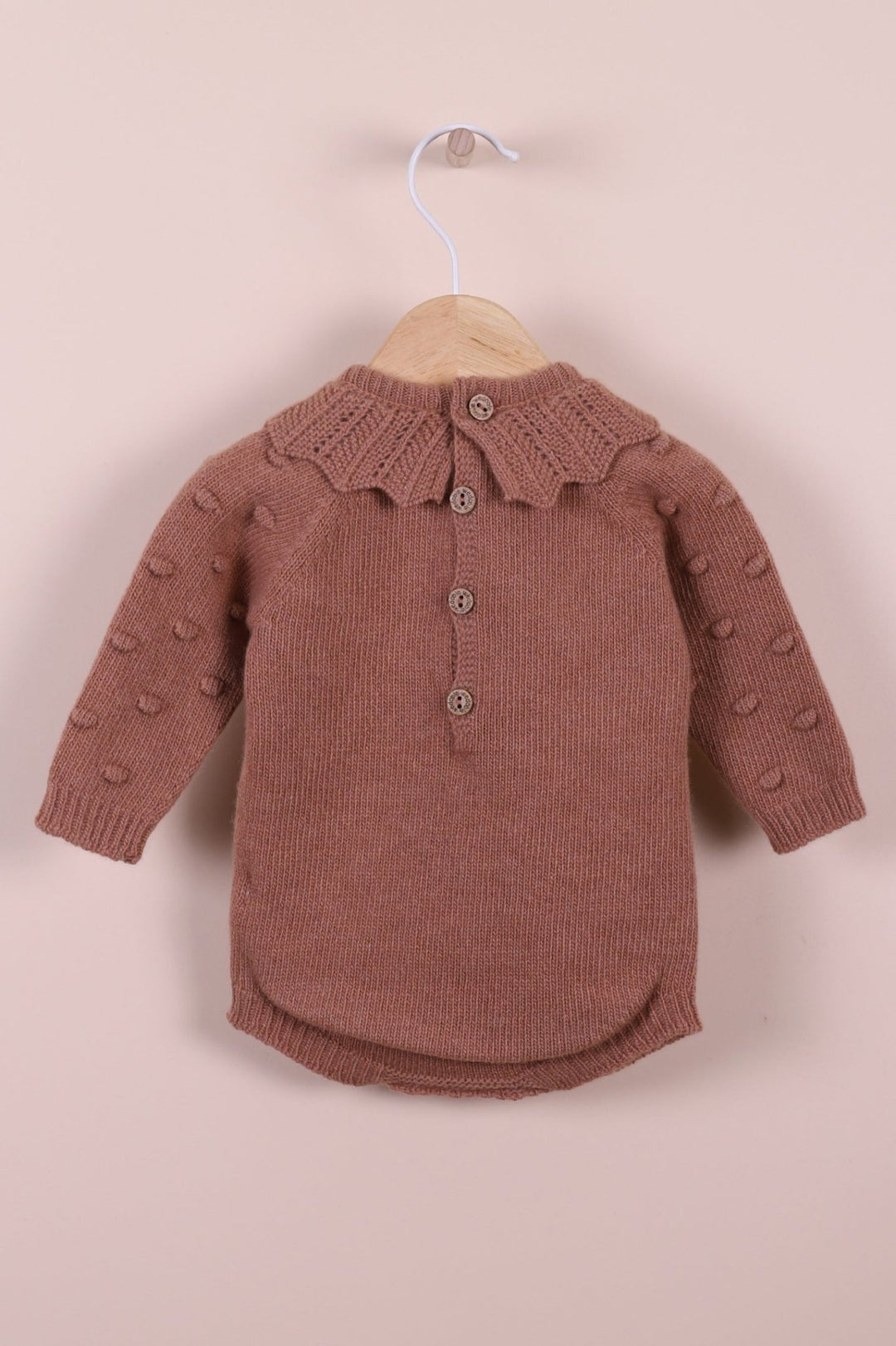 Wedoble "Fia" Cashmere Popcorn Knit Romper - Millie and John