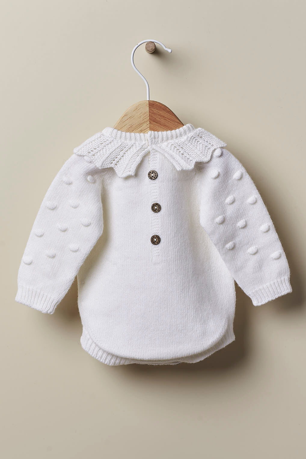 Wedoble "Fia" Cashmere Popcorn Knit Romper - Millie and John