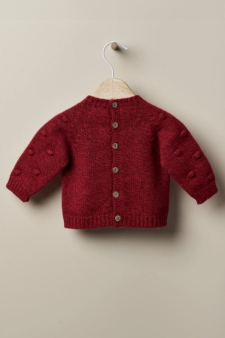 Wedoble "Tatiana" Burgundy Cashmere Top & Sand Shortie - Millie and John