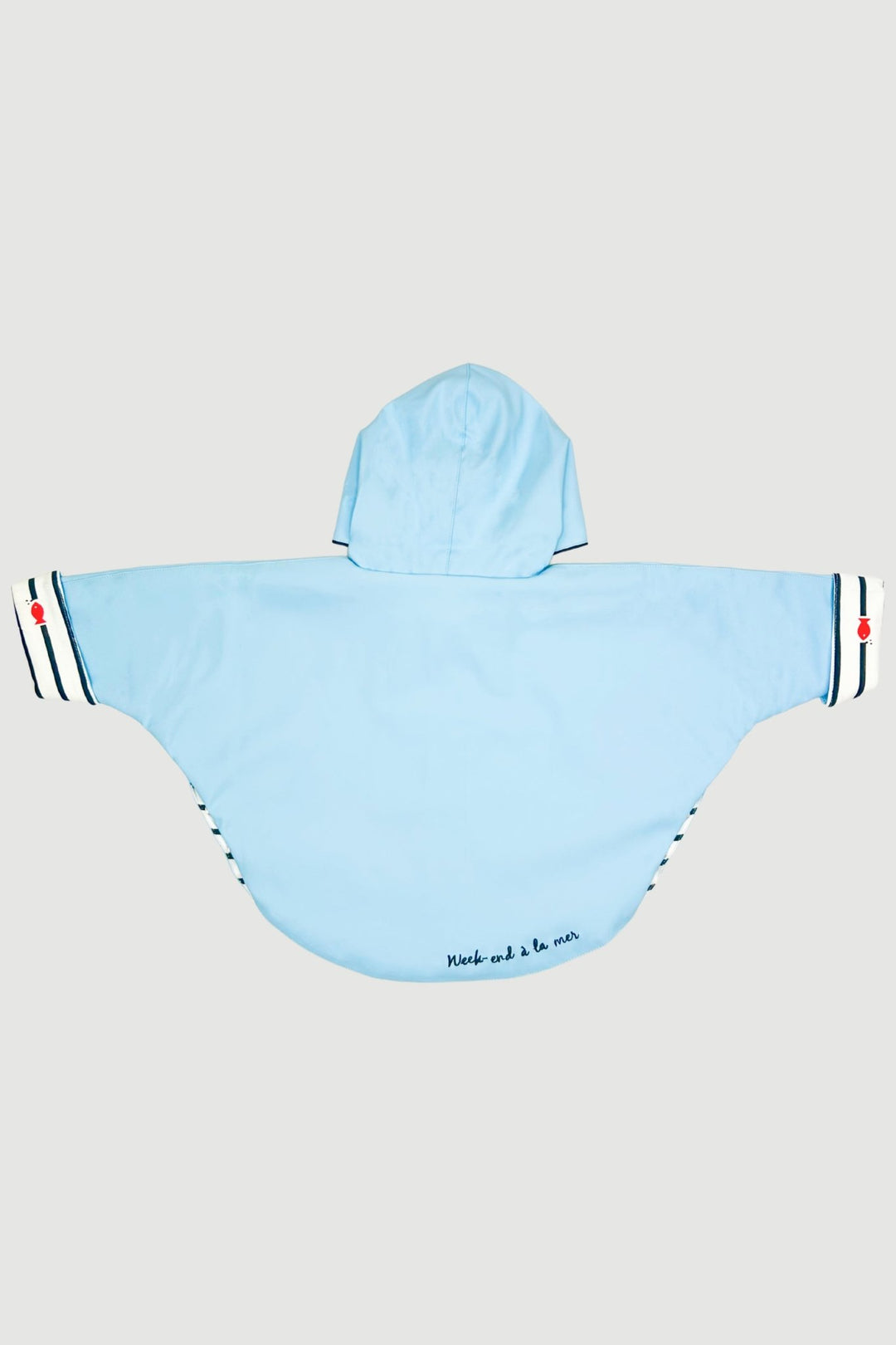 Week - end à la Mer "Georgie" Sky Blue Waterproof Cape - Millie and John