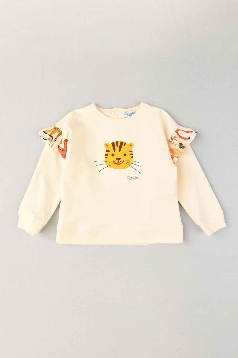 Cocote "Bronte" Cream Tiger Sweatshirt | Millie and John