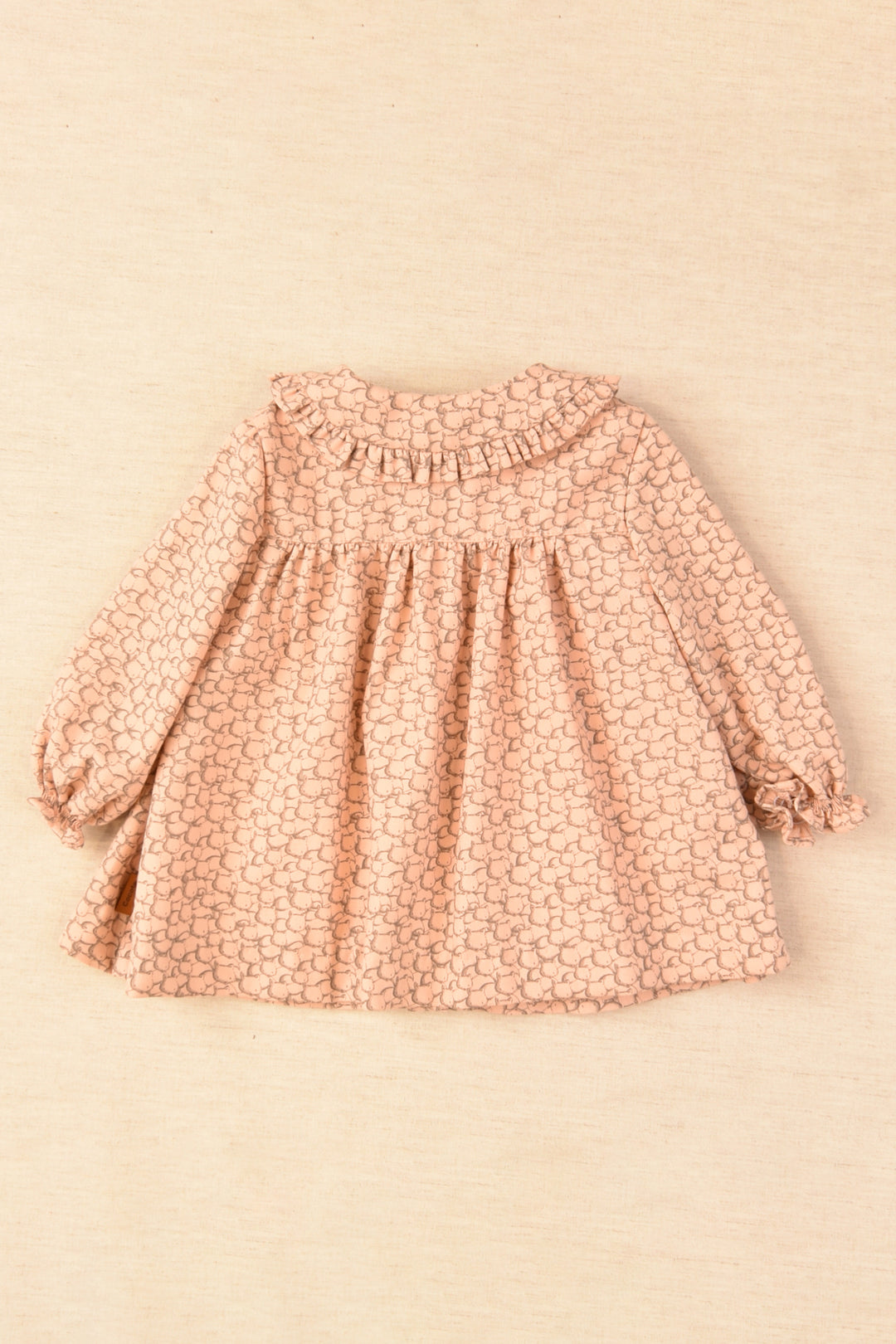Cocote "Bria" Pink Bear Print Dress | Millie and John