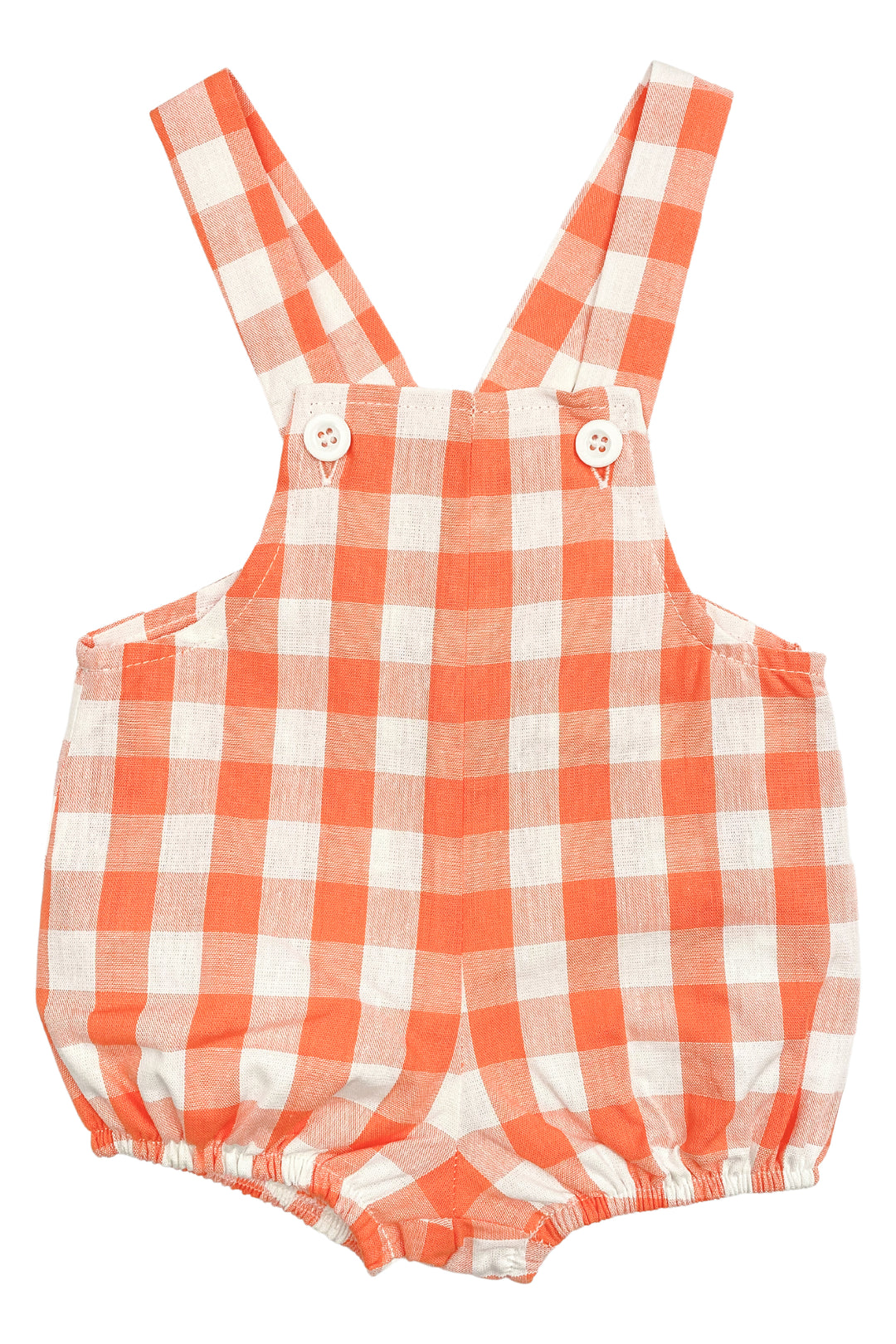 Cocote "Max" Gingham Dungaree Romper | Millie and John