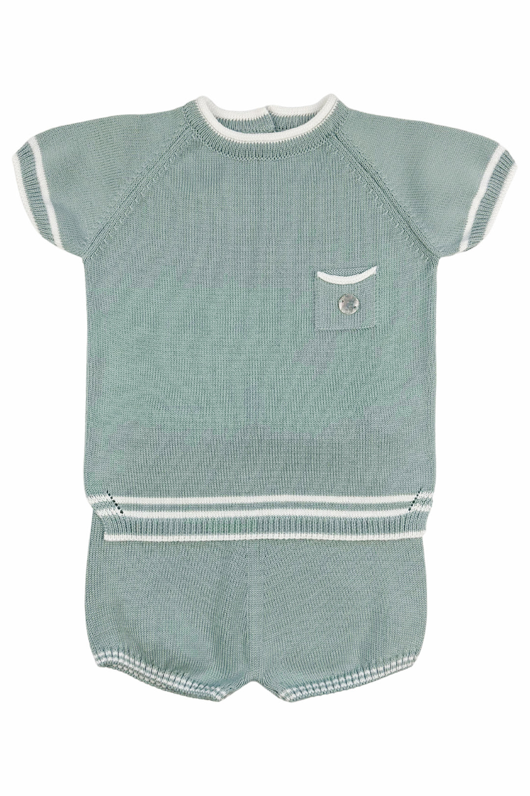 Granlei "Kylo" Teal Knit Top & Shorts | Millie and John