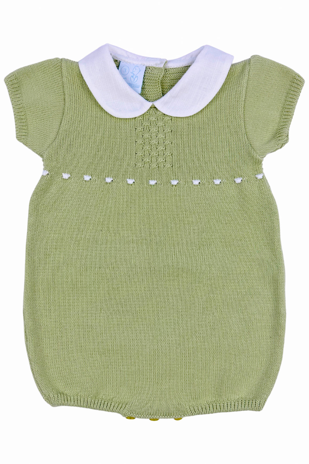 Granlei "Myles" Olive Green Knit Romper | Millie and John