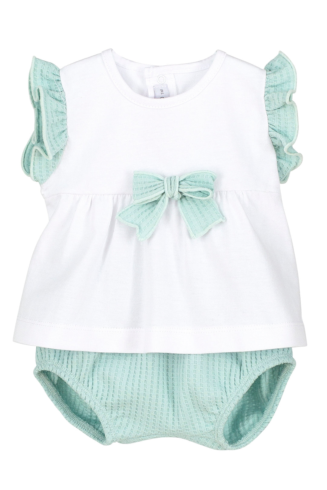 Calamaro "Zoey" Mint Blouse & Bloomers | Millie and John