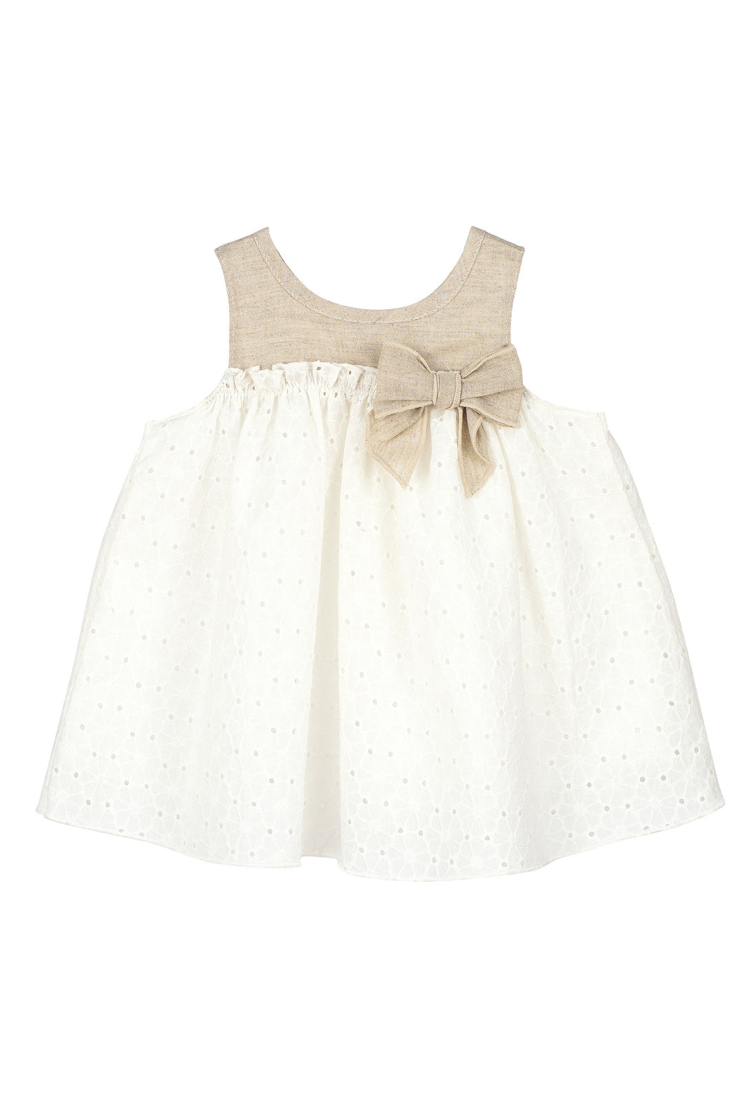 Calamaro Excellentt "Kitty" Stone Broderie Anglaise Dress | Millie and John