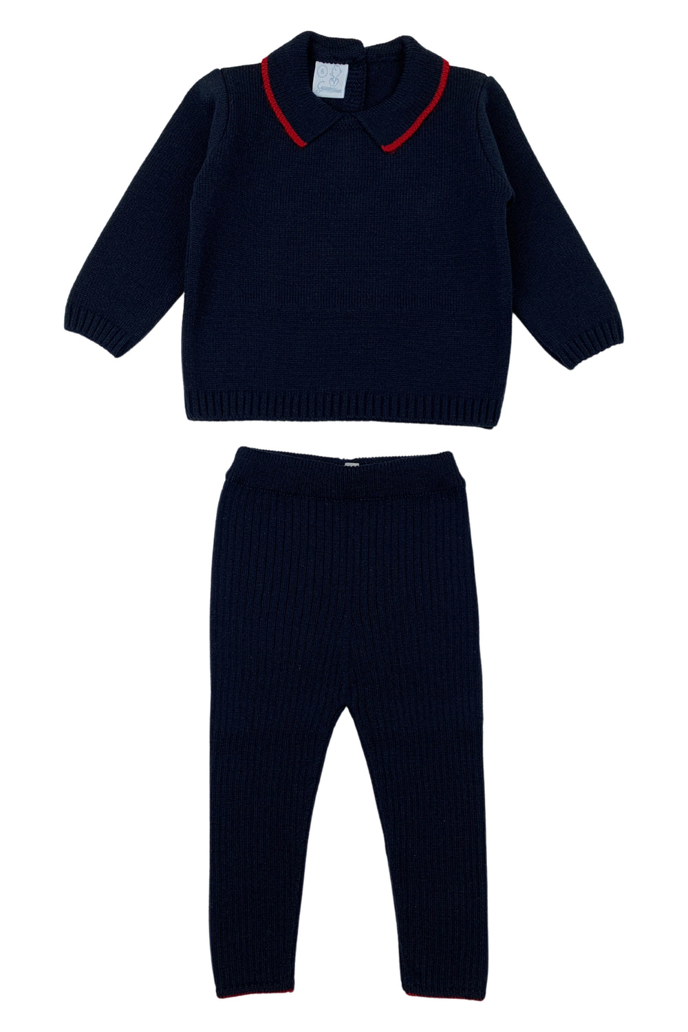 Granlei "Bodhi" Navy Knit Top & Leggings | Millie and John