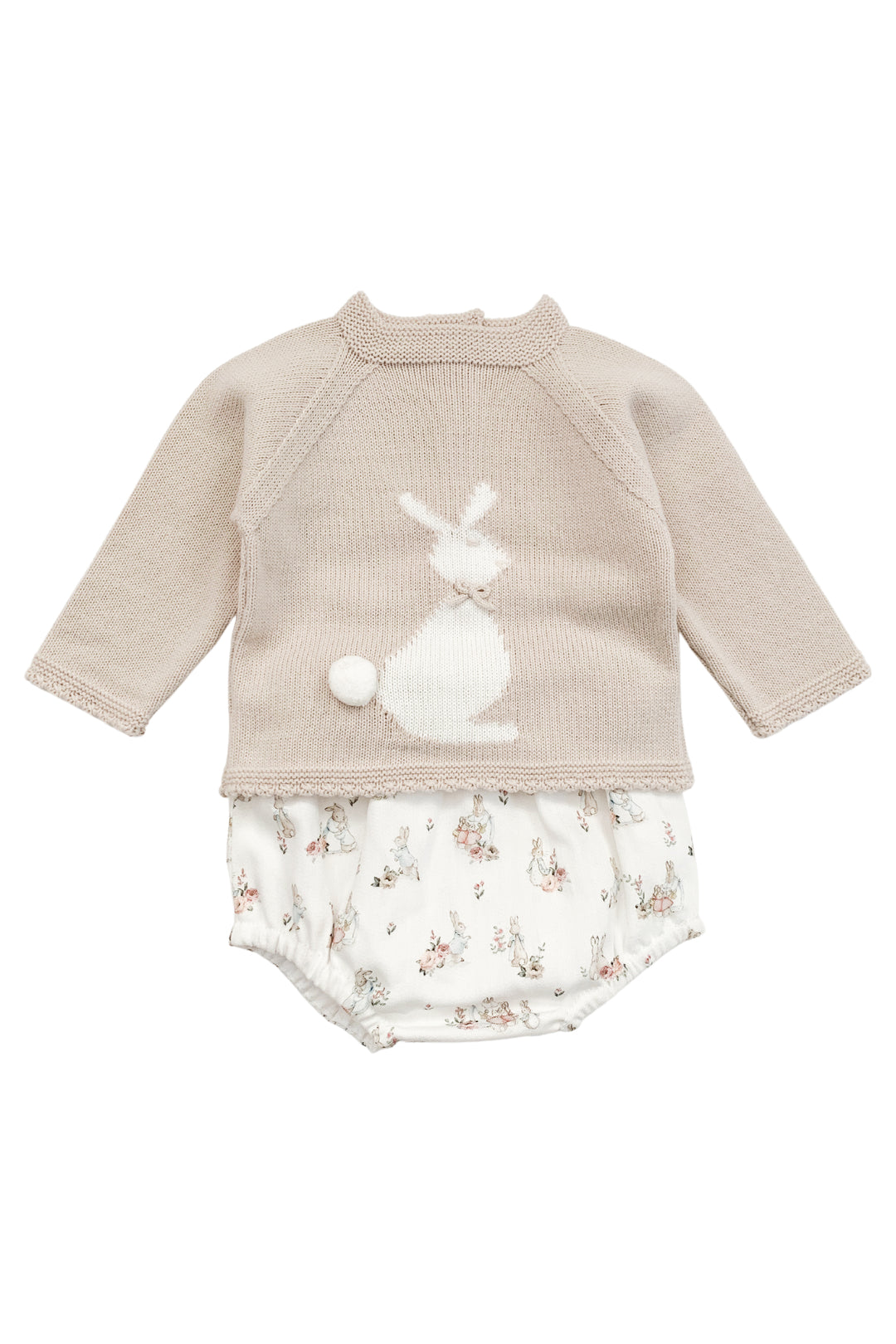 Granlei "Hadley" Stone Knit Peter Rabbit Top & Jam Pants | Millie and John