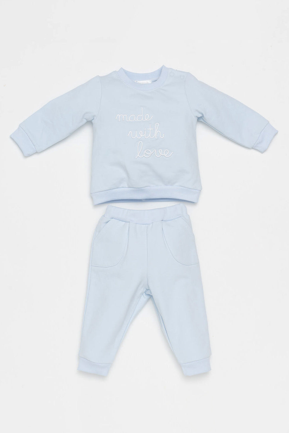 Deolinda "Barnaby" Blue Made with Love Tracksuit | Millie and John