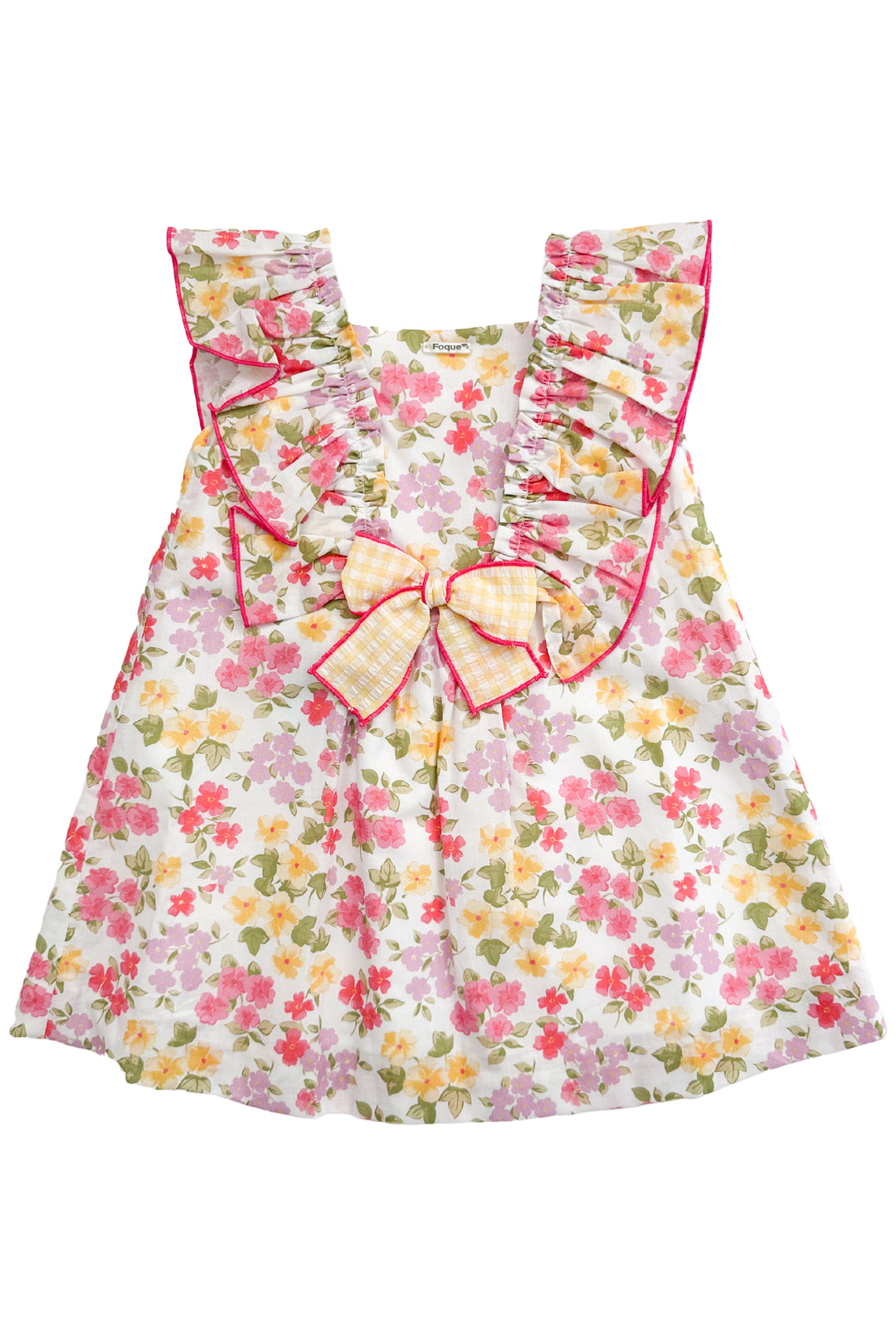 Foque "Paisley" Fuchsia Floral Dress | Millie and John