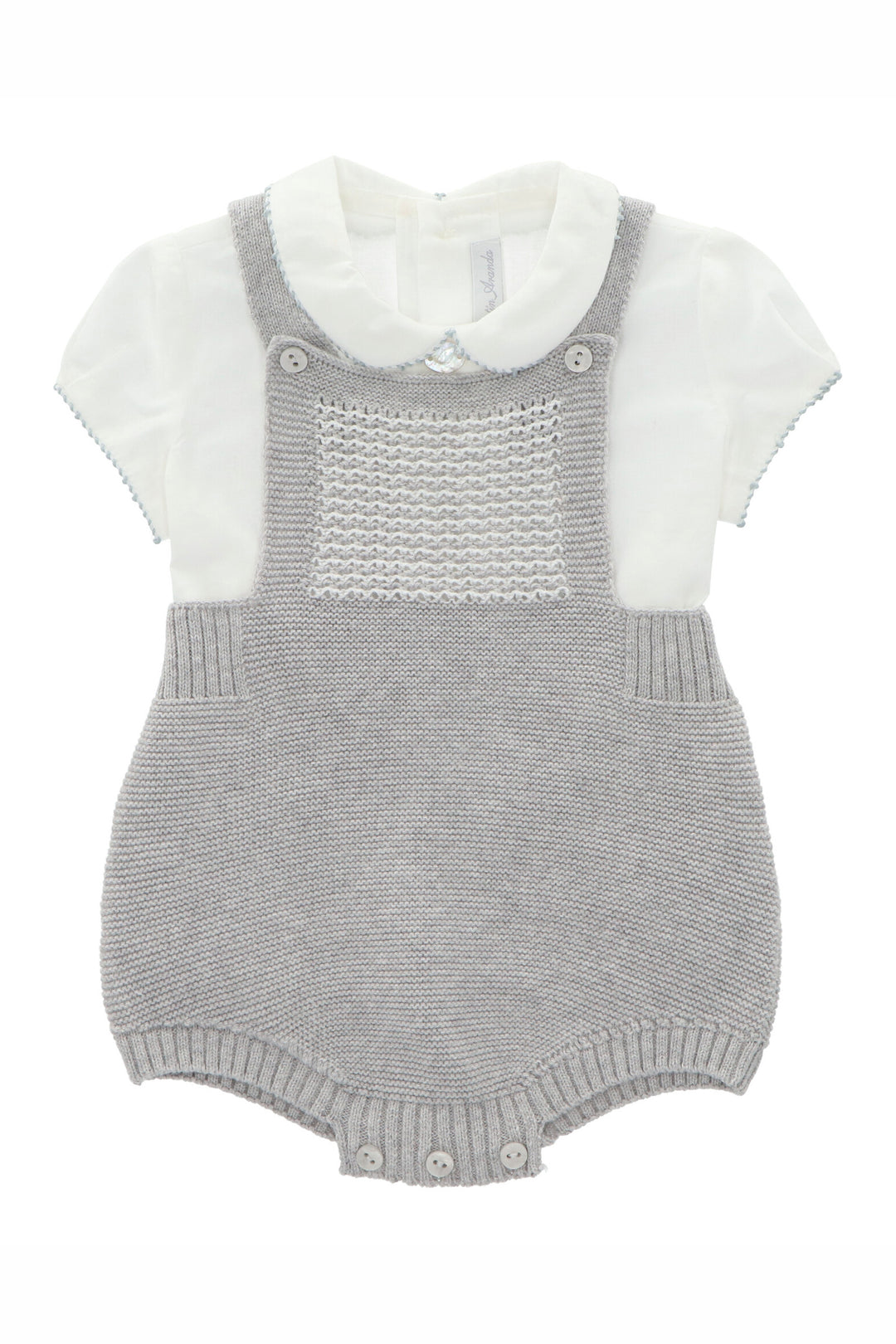 Martín Aranda "Christian" Shirt &amp; Knit Dungarees | Millie and John