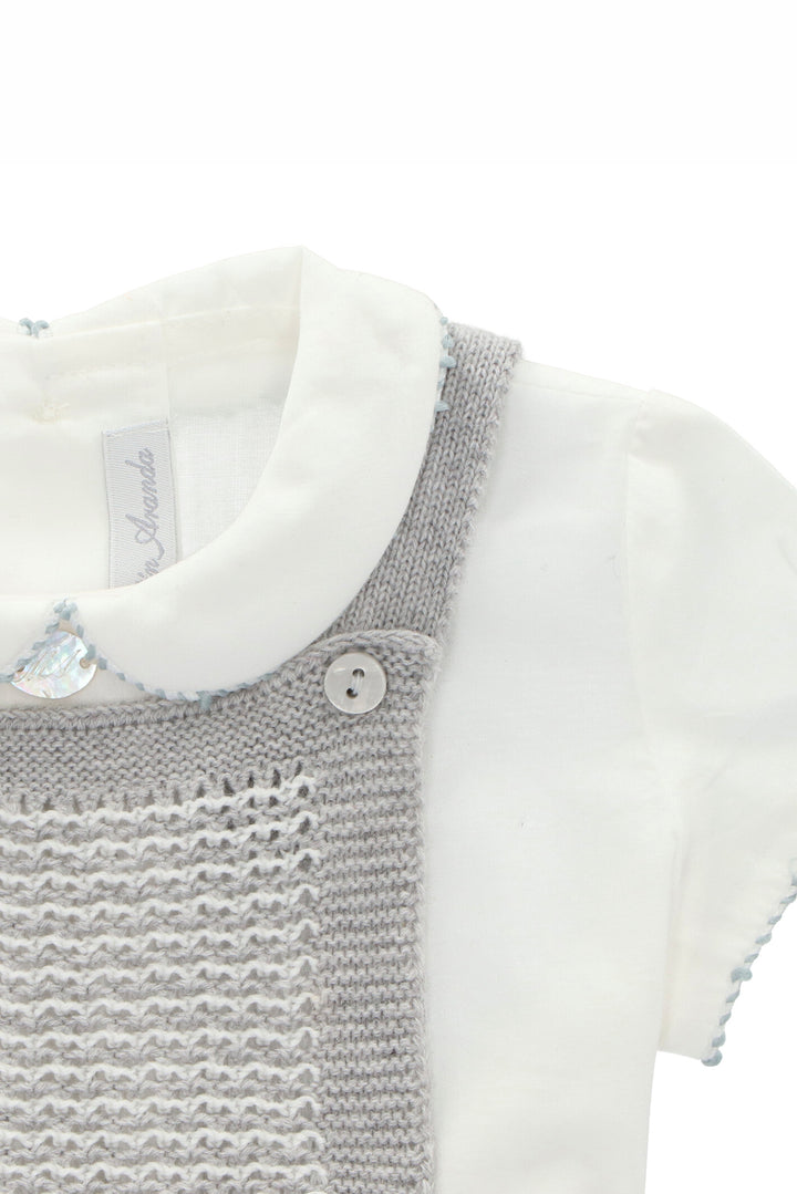 Martín Aranda "Christian" Shirt &amp; Knit Dungarees | Millie and John