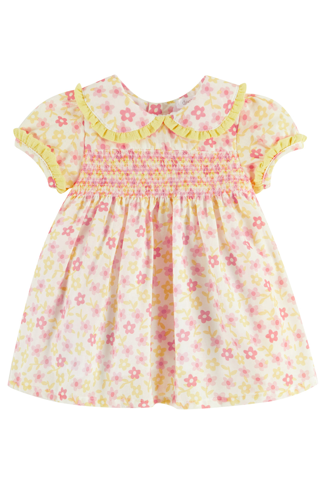 Deolinda "Mirabel" Lemon & Pink Floral Dress | Millie and John