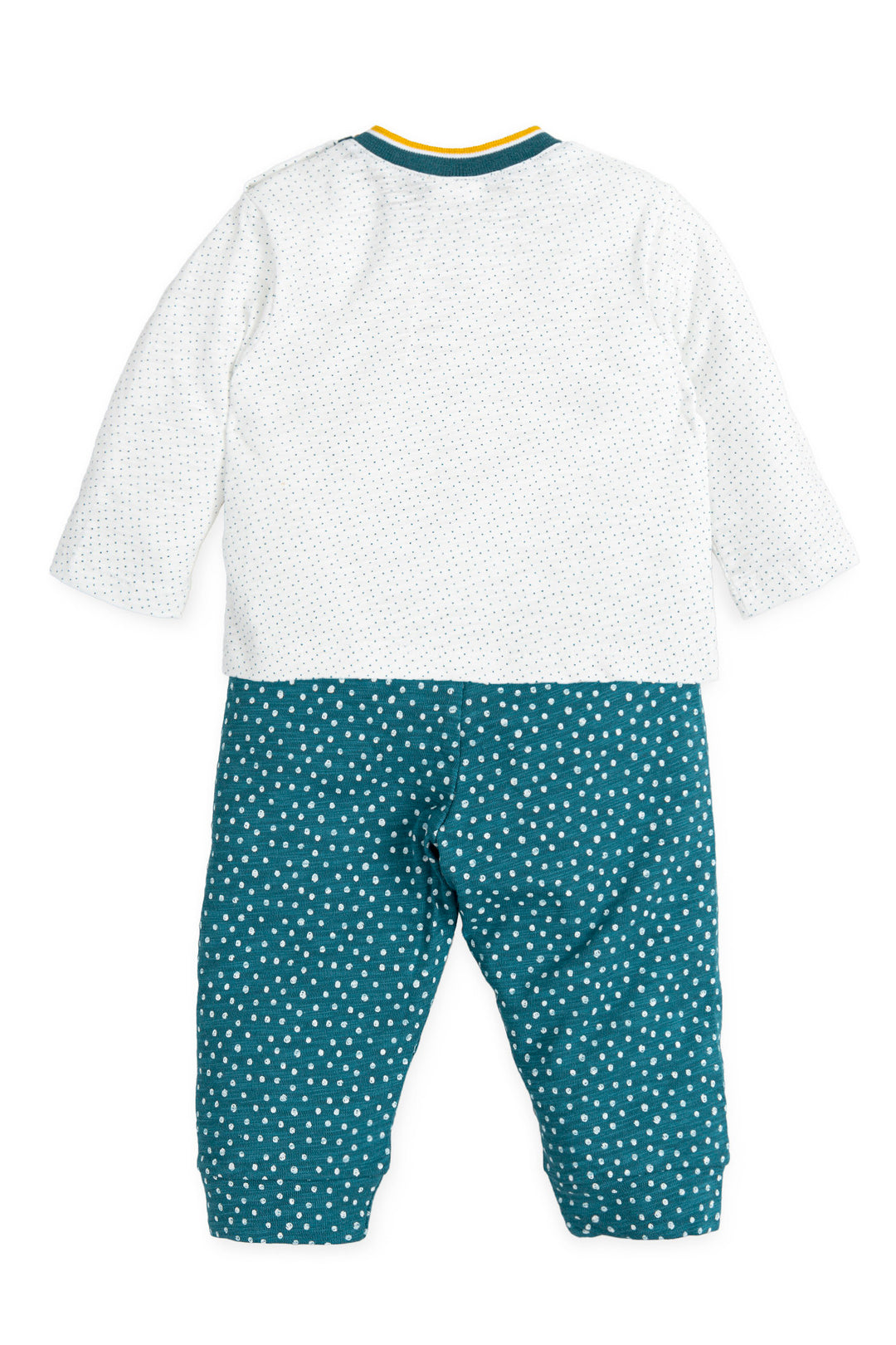 Tutto Piccolo "Cain" Teal Galaxy Print Top & Trousers | Millie and John