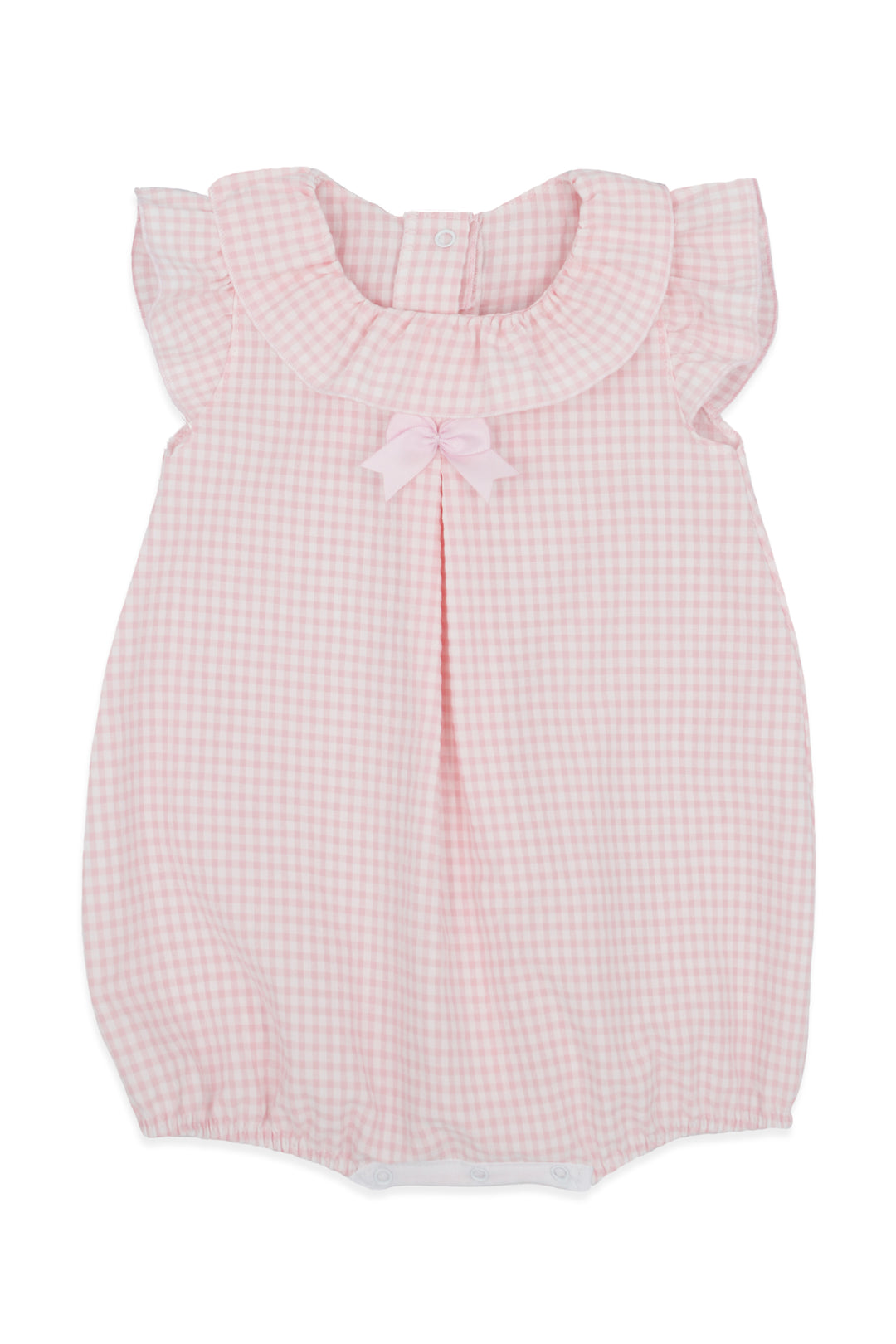 Rapife PREORDER "Evelina" Pink Gingham Romper | Millie and John