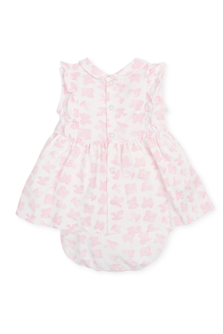 Tutto Piccolo "Tessie" Pink Floral Dress & Bloomers | Millie and John
