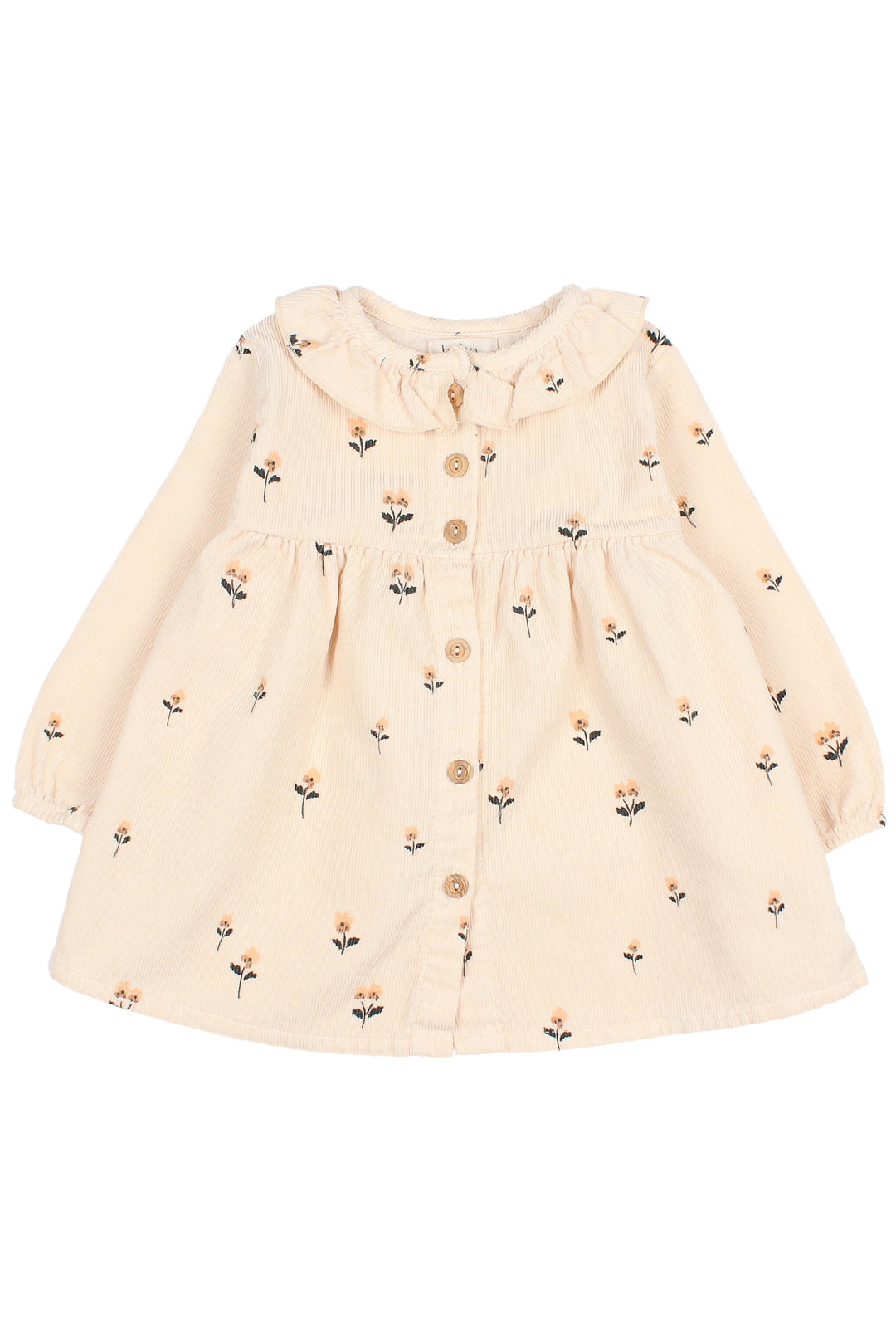 Búho "Romilly" Embroidered Flower Cord Dress (12-24M) | Millie and John